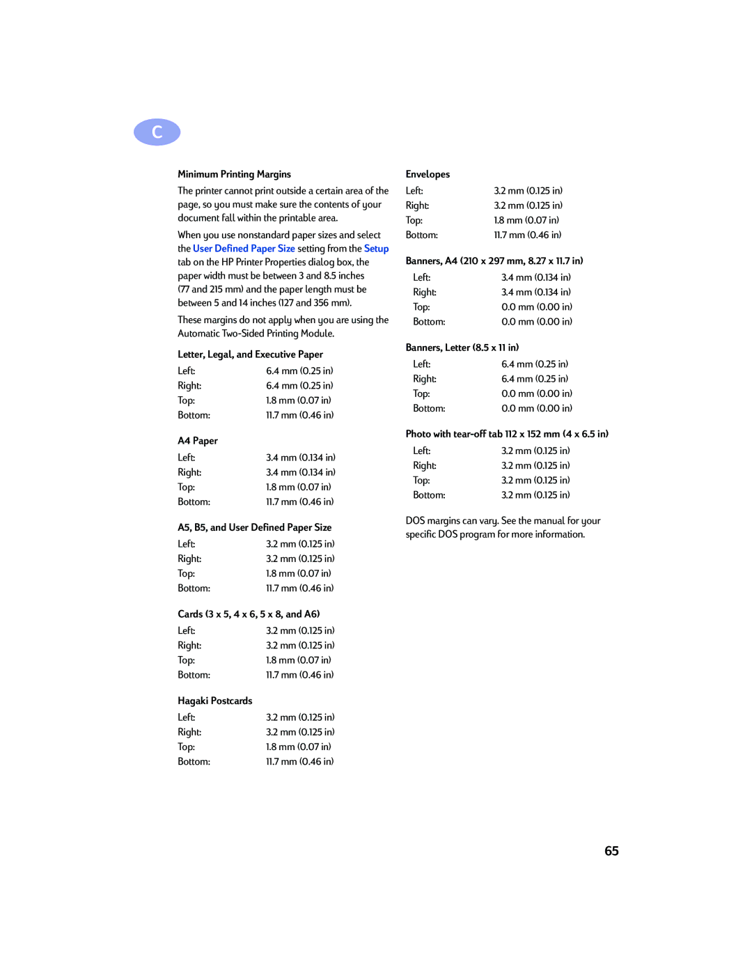 Sony 970C Series manual Left, Right, Top, Bottom 