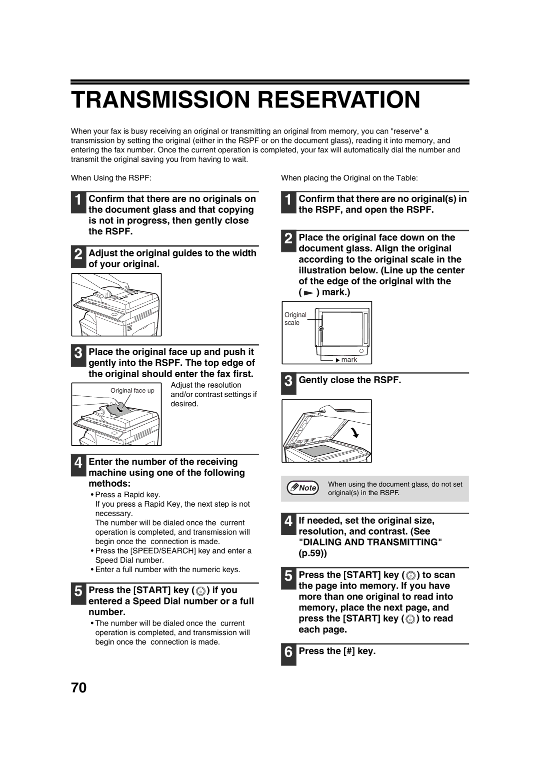 Sony AR-208S operation manual Transmission Reservation, Mark 