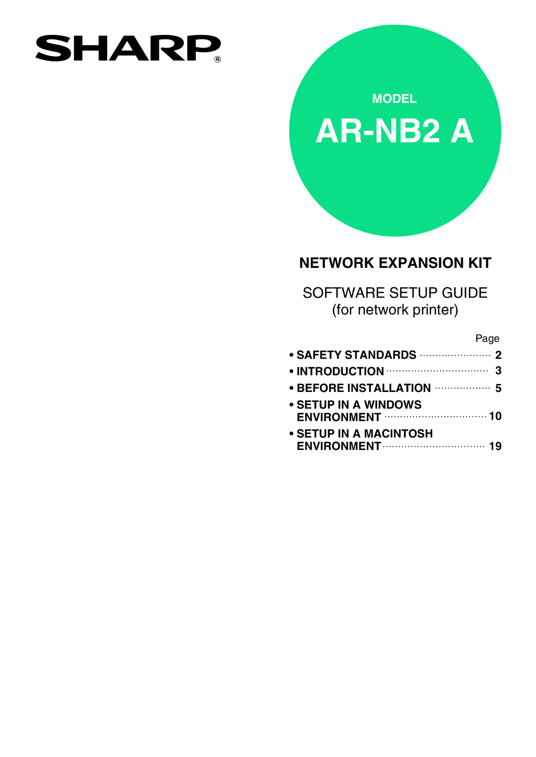 Sony AR-208S operation manual AR-NB2 a, Network Expansion KIT 