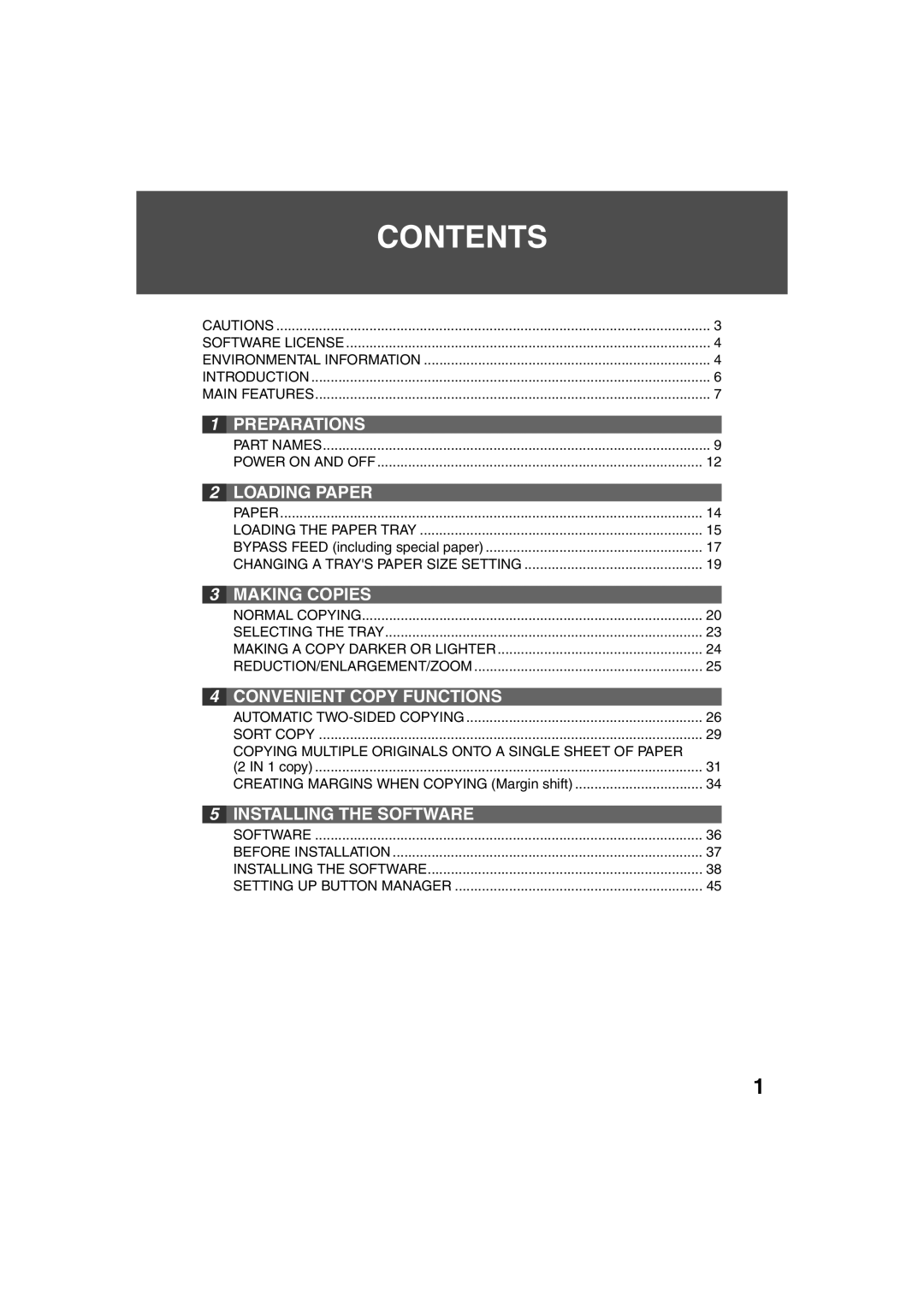 Sony AR-208S operation manual Contents 