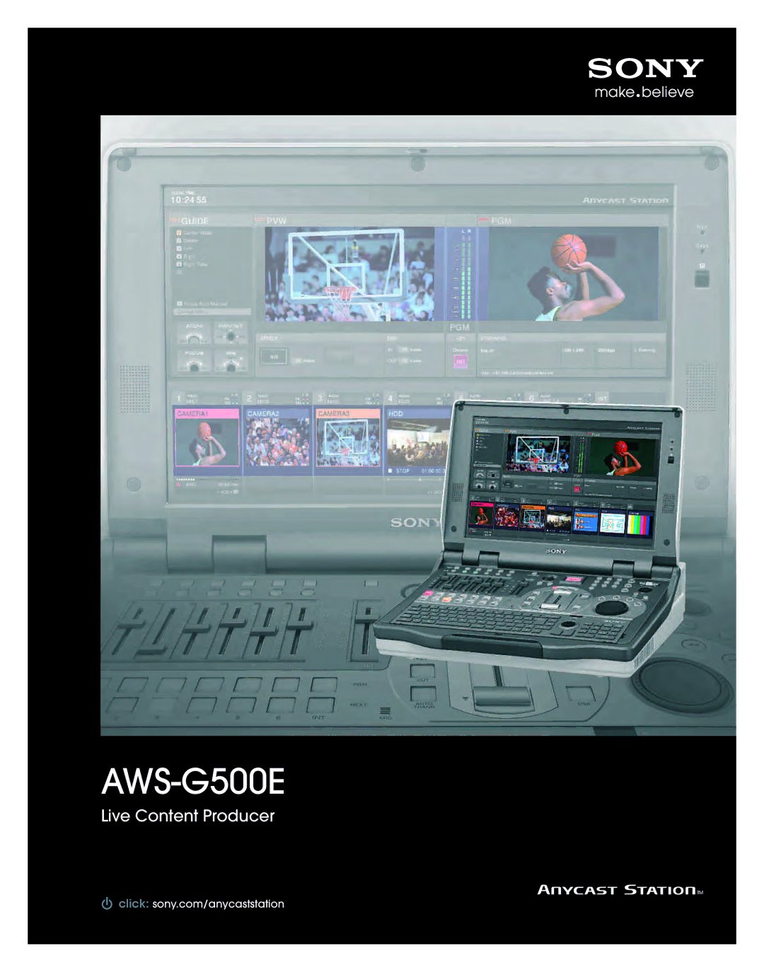 Sony AWS-G500E manual 