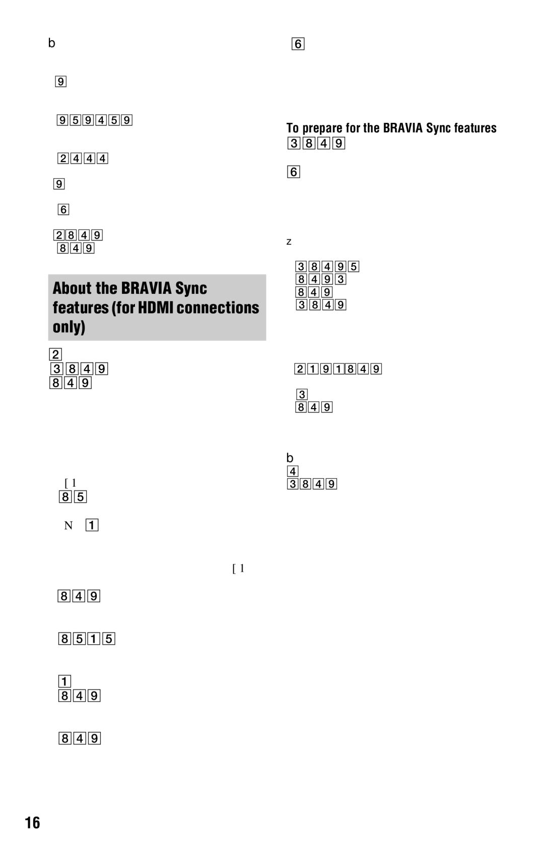 Sony BDP-S360 About the Bravia Sync features for Hdmi connections only, To prepare for the Bravia Sync features 