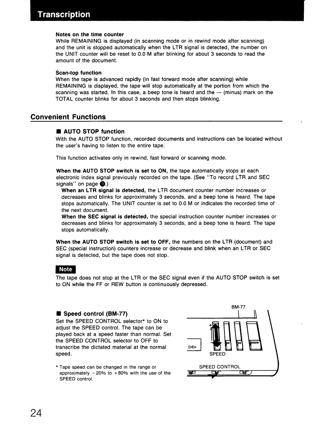 Sony BM-88 manual 