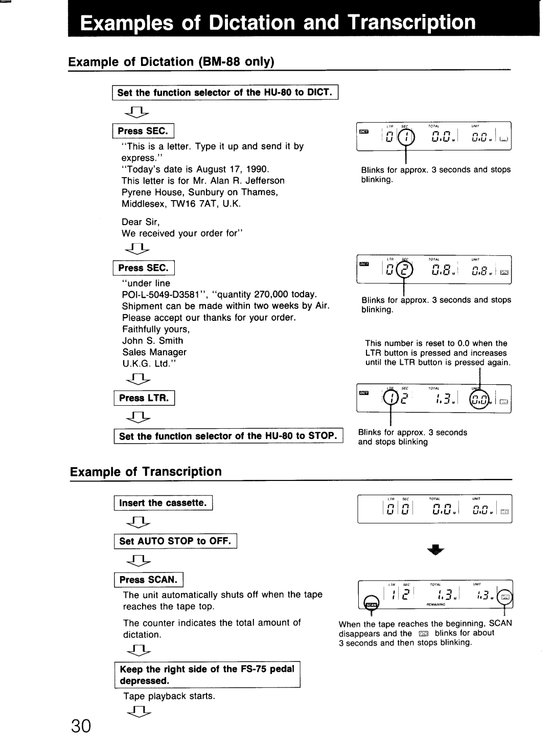 Sony BM-88 manual 