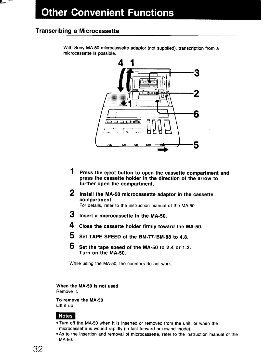 Sony BM-88 manual 