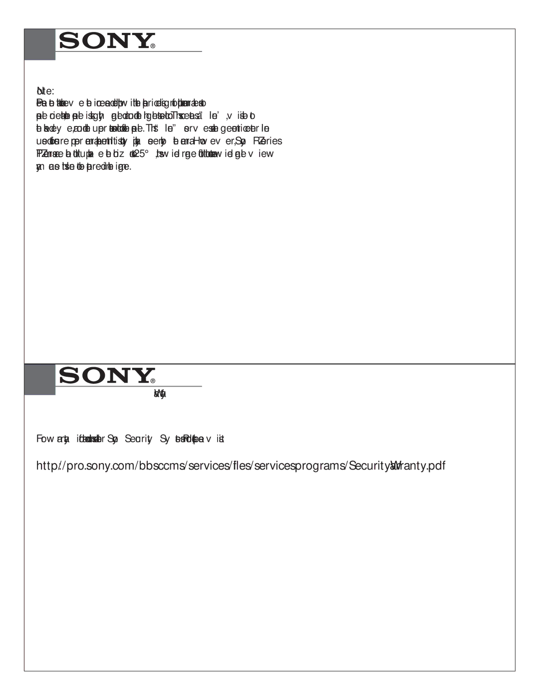 Sony BRCSDP16 instruction manual 