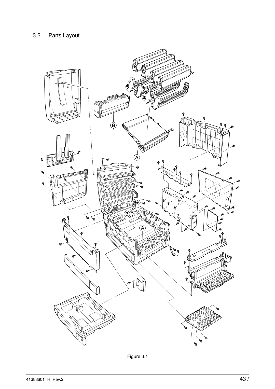 Sony C9000 service manual Parts Layout 