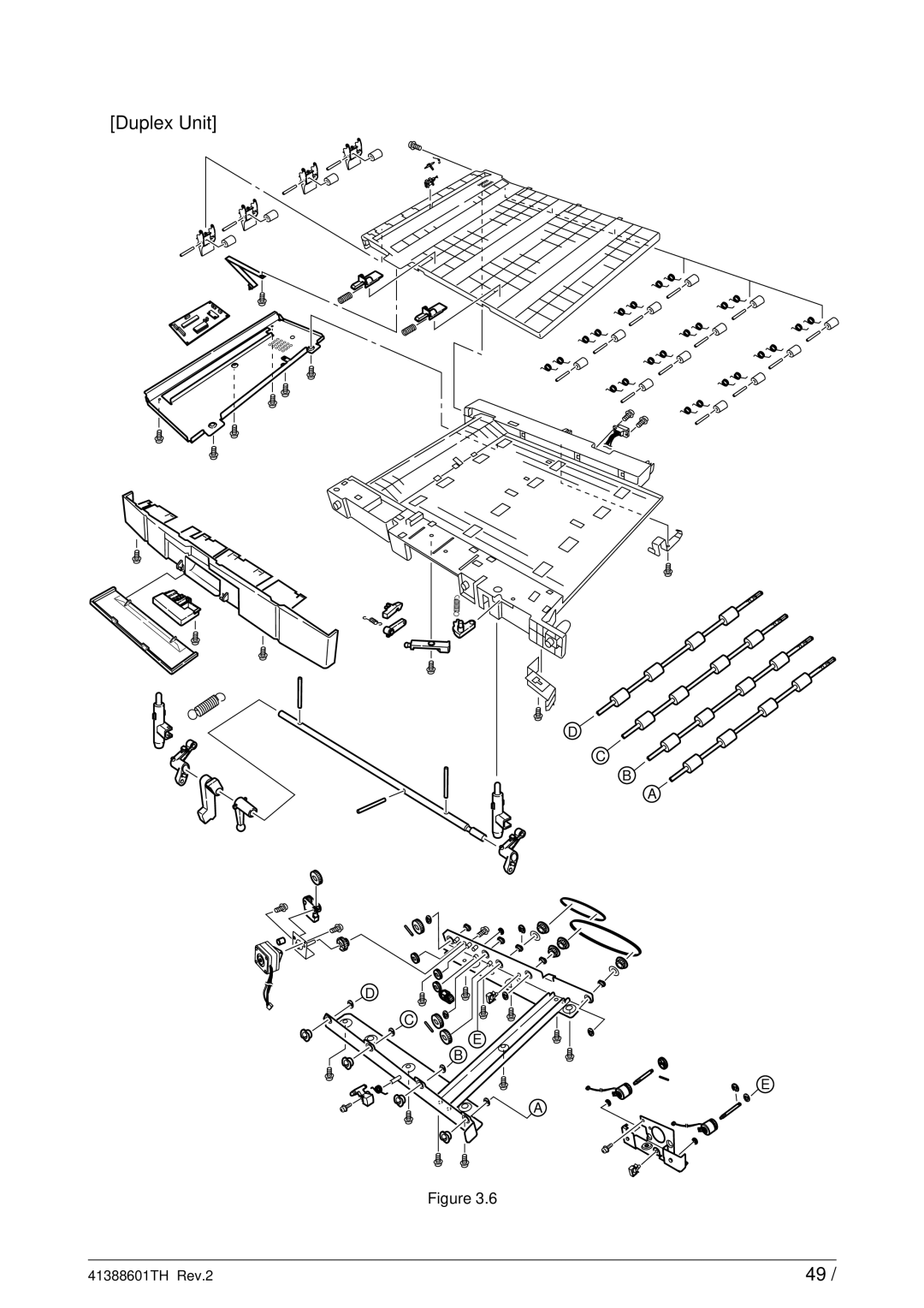 Sony C9000 service manual Duplex Unit 