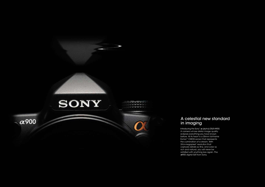 Sony CA649W specifications Celestial new standard in imaging 