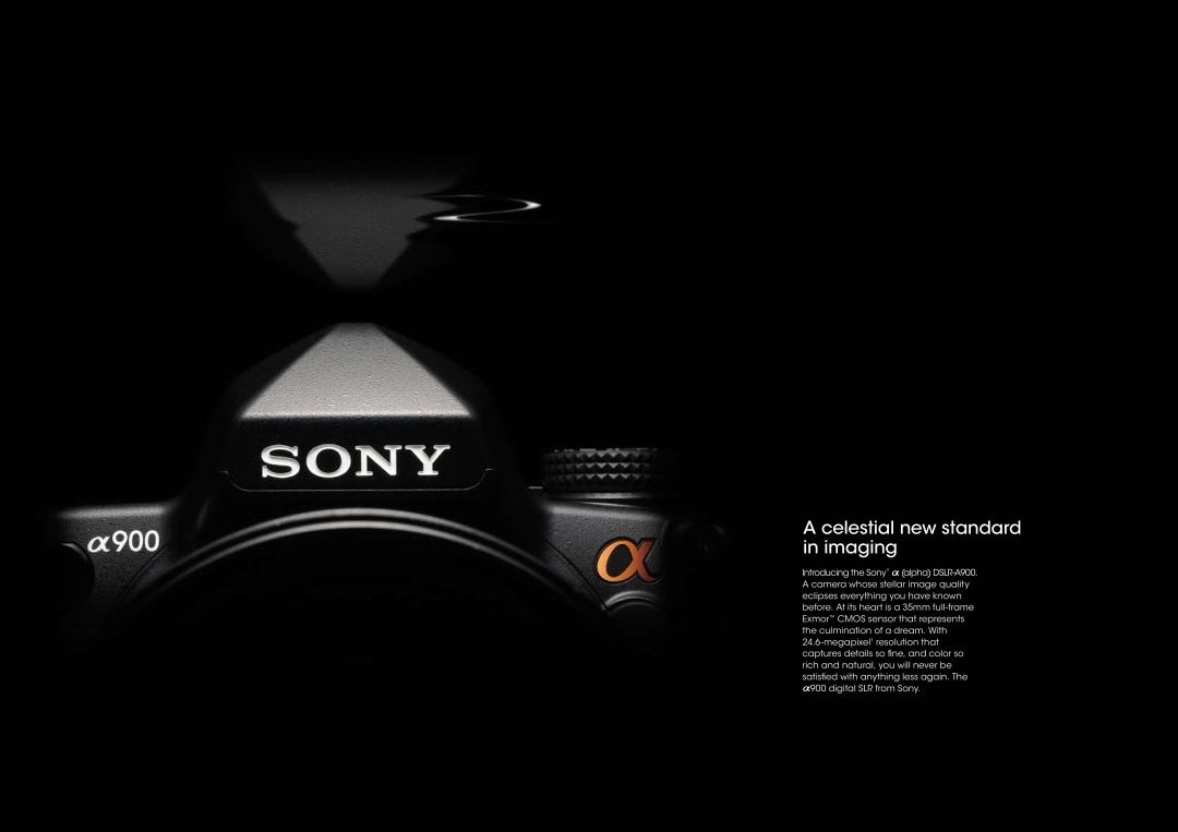 Sony CA649W specifications A celestial new standard in imaging 