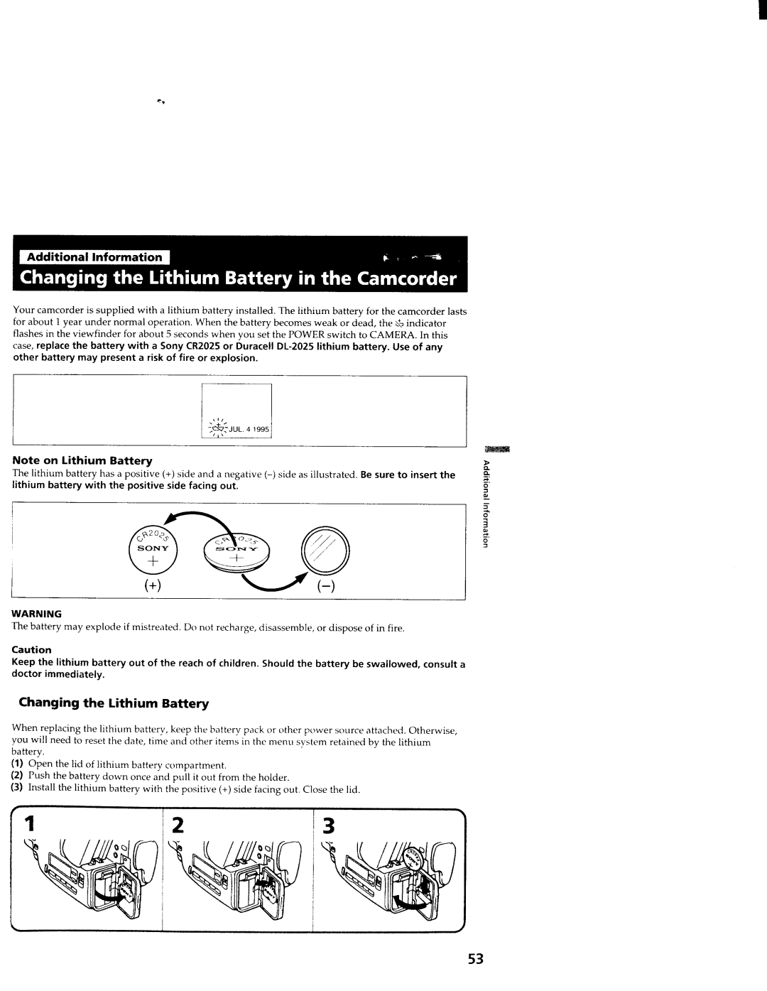 Sony CCD-TR3000 manual 