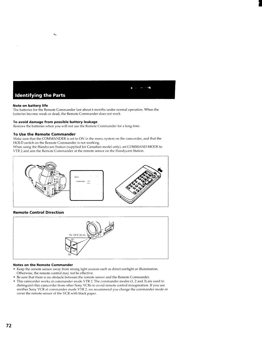 Sony CCD-TR3000 manual 