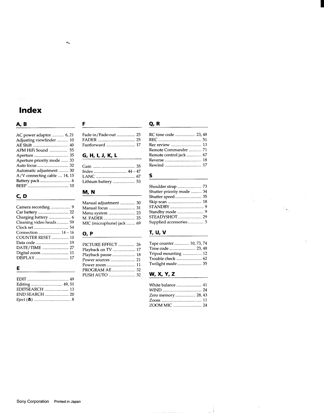 Sony CCD-TR3000 manual 