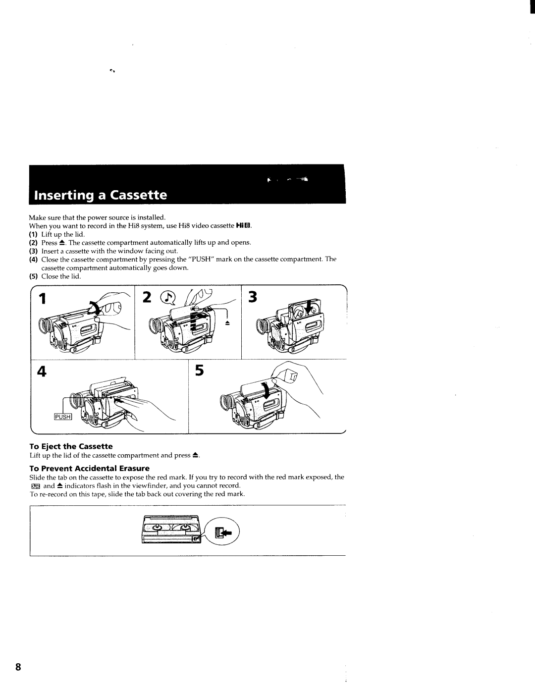 Sony CCD-TR3000 manual 