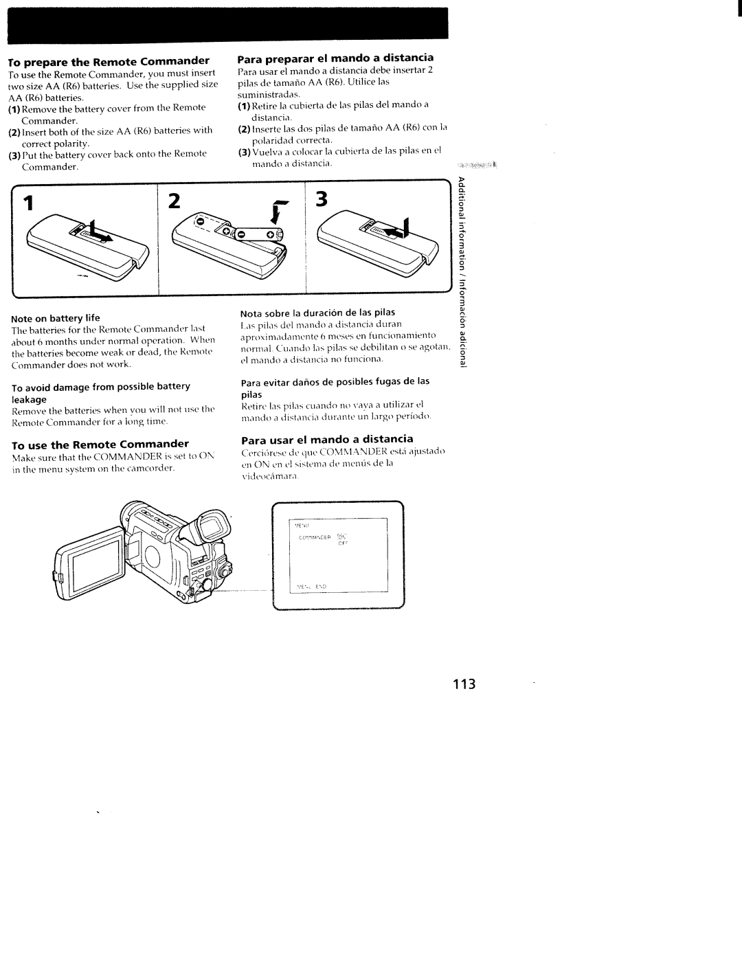 Sony CCD-TRV101 manual 