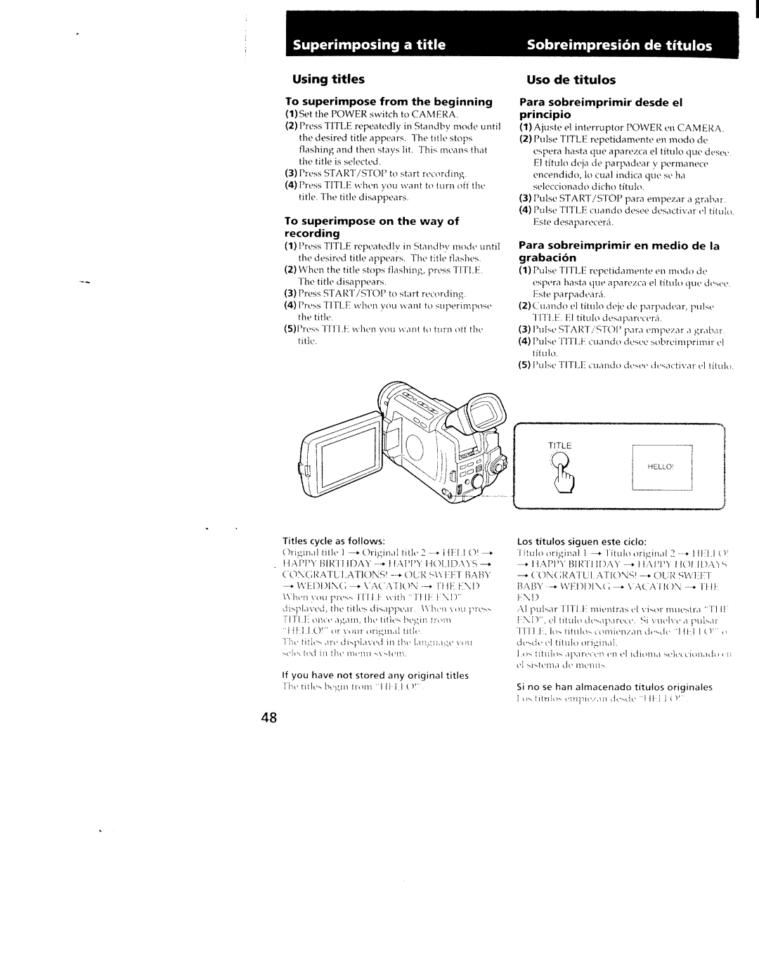 Sony CCD-TRV101 manual 