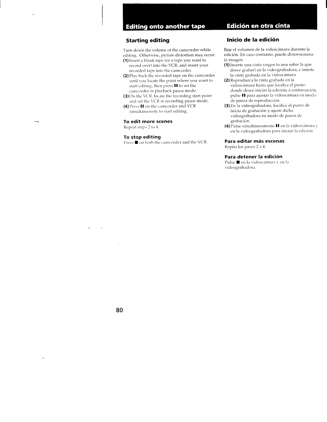 Sony CCD-TRV101 manual 