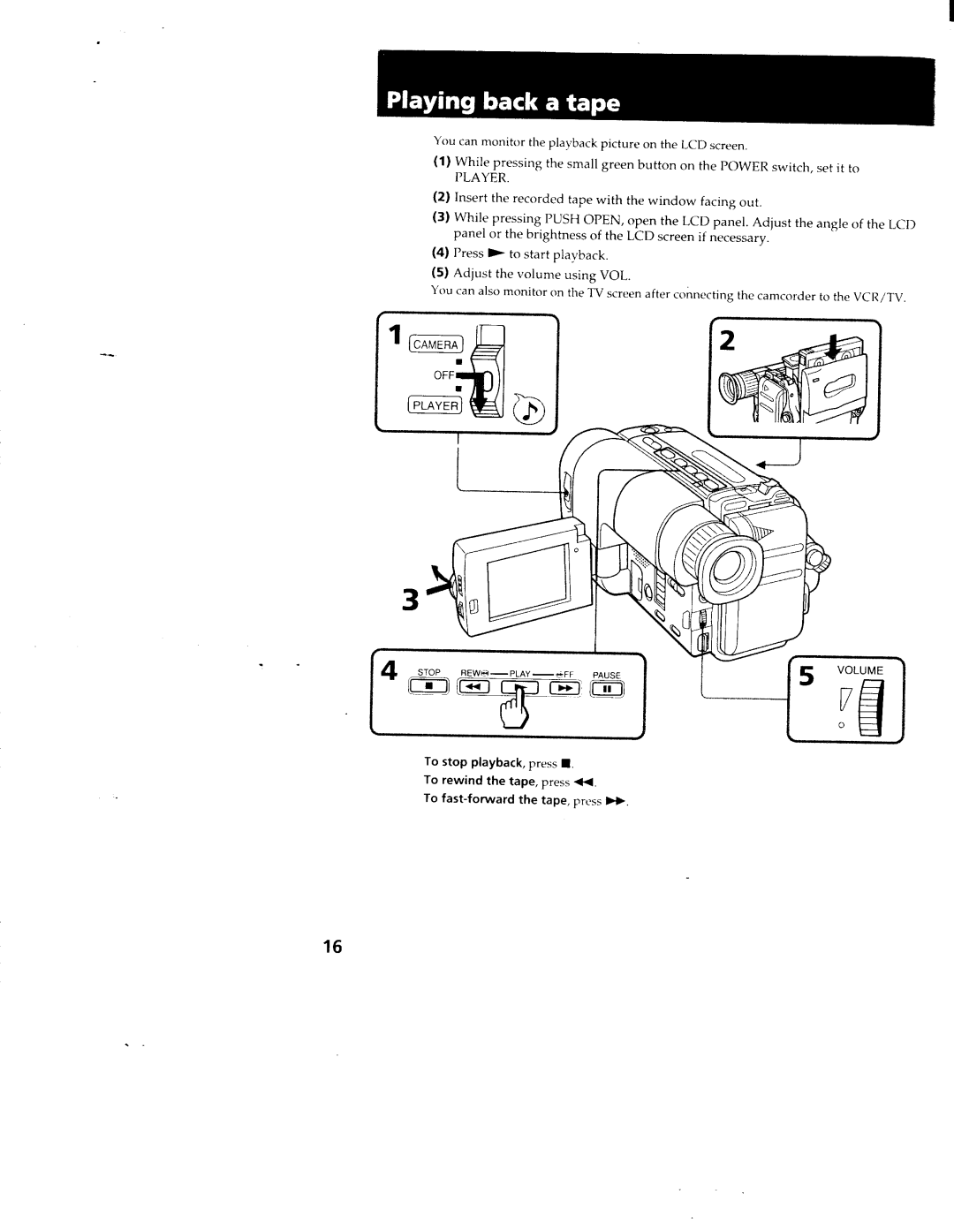 Sony CCD-TRV11, TRV211, TRV19, TRV119, CCS-TRV29 manual 