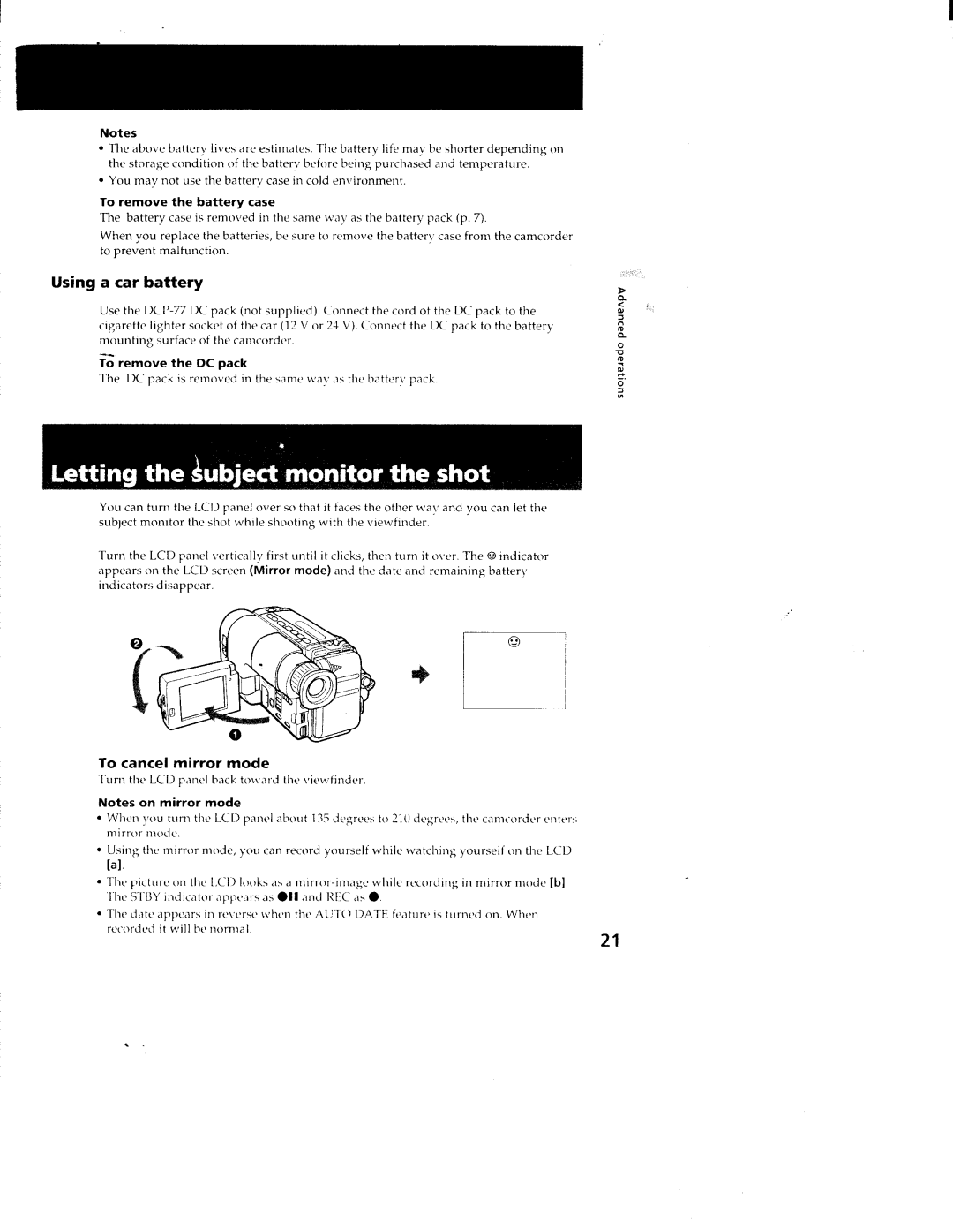 Sony TRV119, CCD-TRV11, TRV211, TRV19, CCS-TRV29 manual 