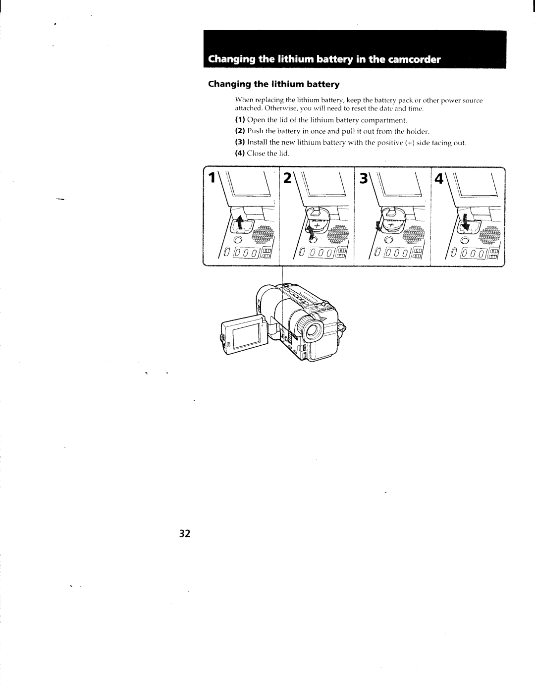 Sony TRV19, CCD-TRV11, TRV211, TRV119, CCS-TRV29 manual 