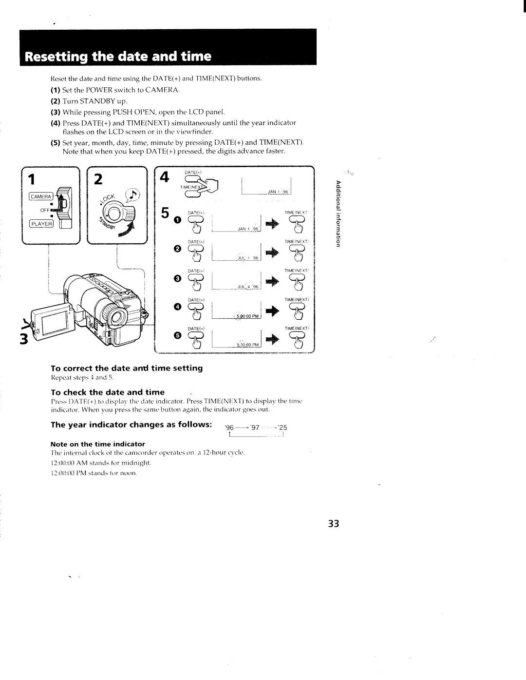 Sony TRV119, CCD-TRV11, TRV211, TRV19, CCS-TRV29 manual 