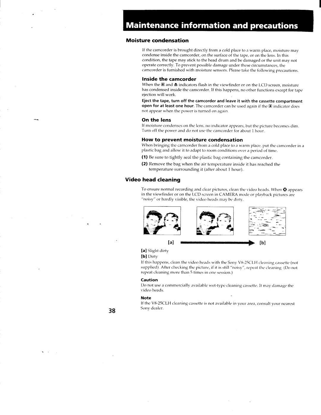 Sony TRV19, CCD-TRV11, TRV211, TRV119, CCS-TRV29 manual 