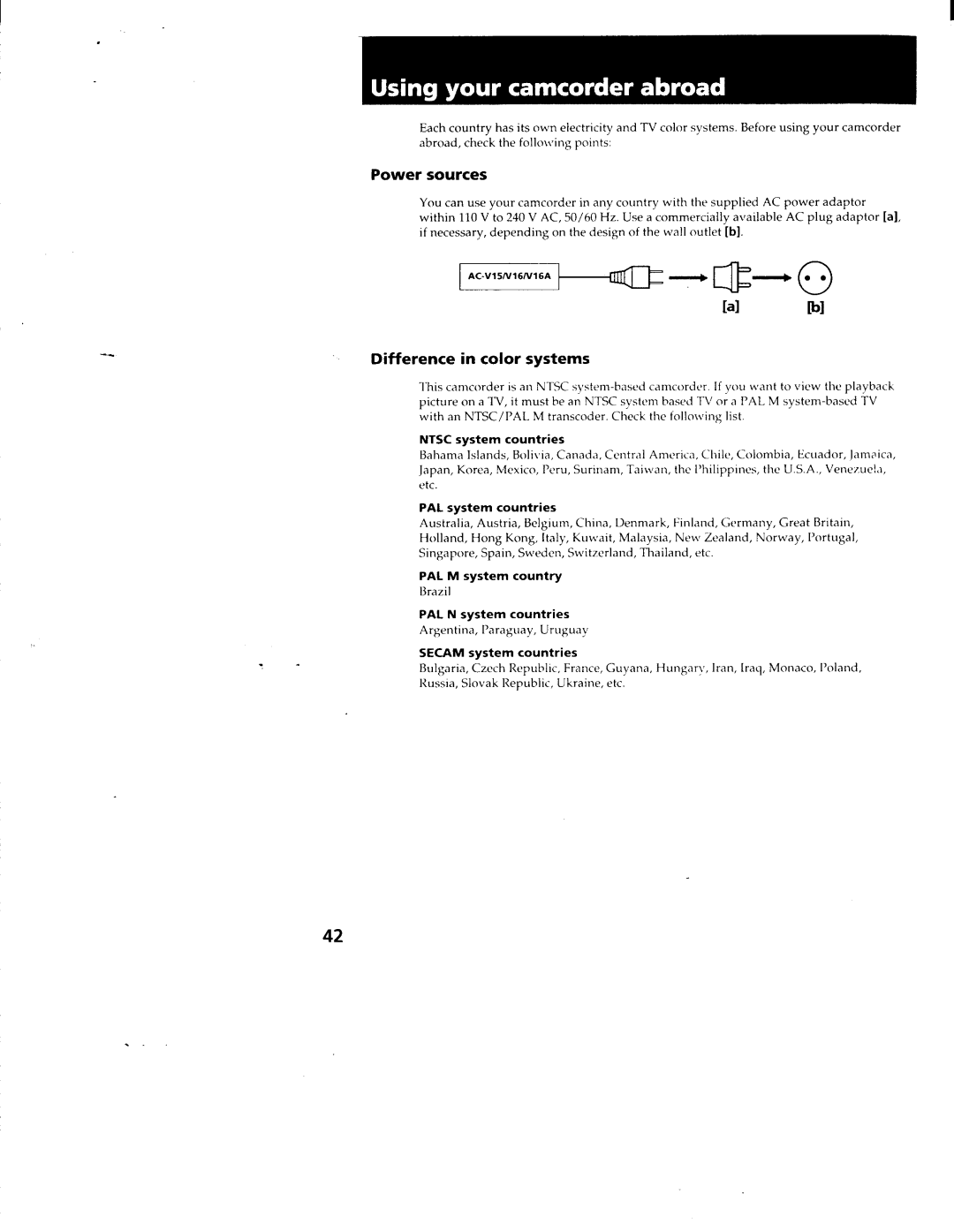 Sony CCD-TRV11, TRV211, TRV19, TRV119, CCS-TRV29 manual 