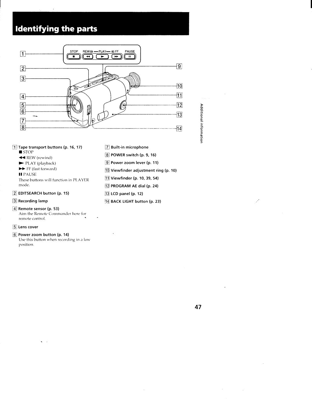 Sony CCS-TRV29, CCD-TRV11, TRV211, TRV19, TRV119 manual 