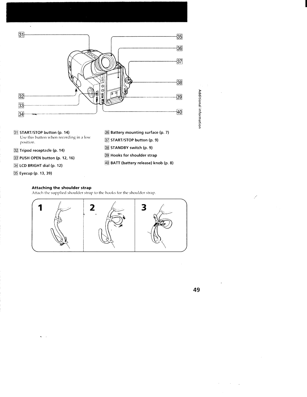 Sony TRV211, CCD-TRV11, TRV19, TRV119, CCS-TRV29 manual 