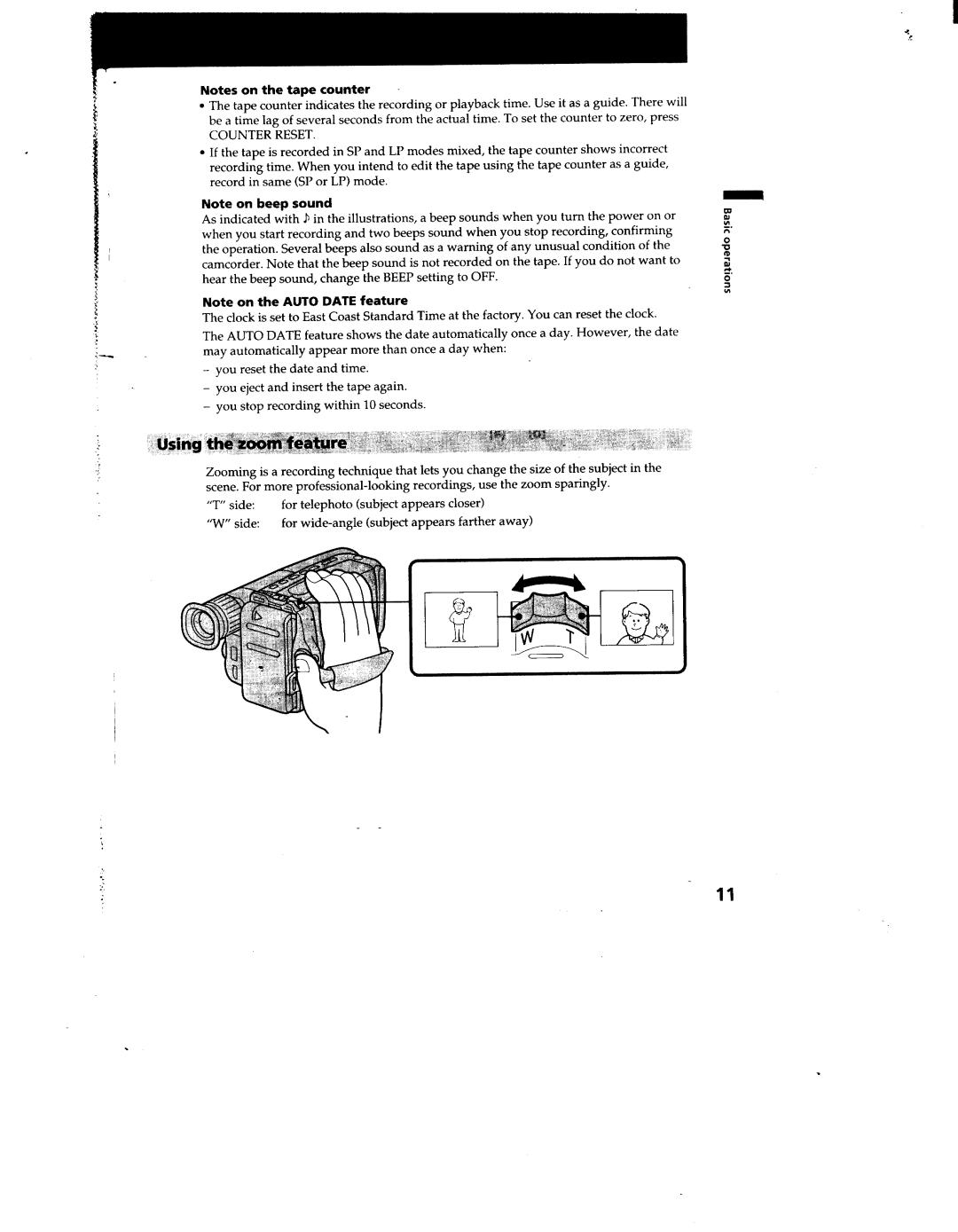 Sony CCD-TRV112/TRV212, CCD-TRV12/TRV22/TRV33 manual 