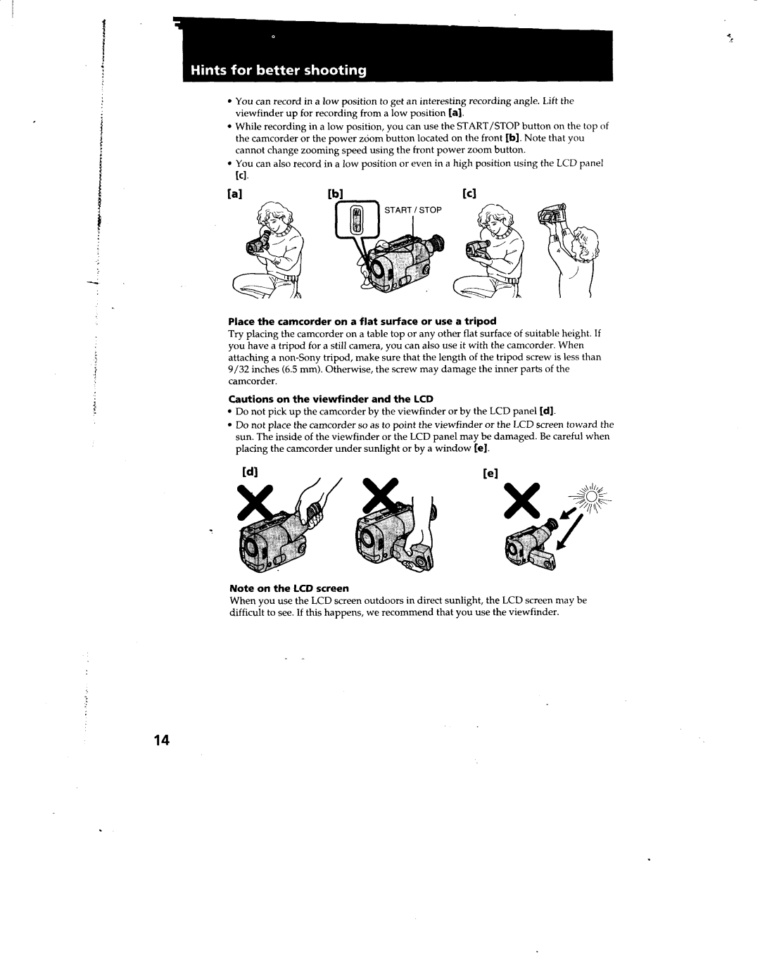 Sony CCD-TRV12/TRV22/TRV33, CCD-TRV112/TRV212 manual 