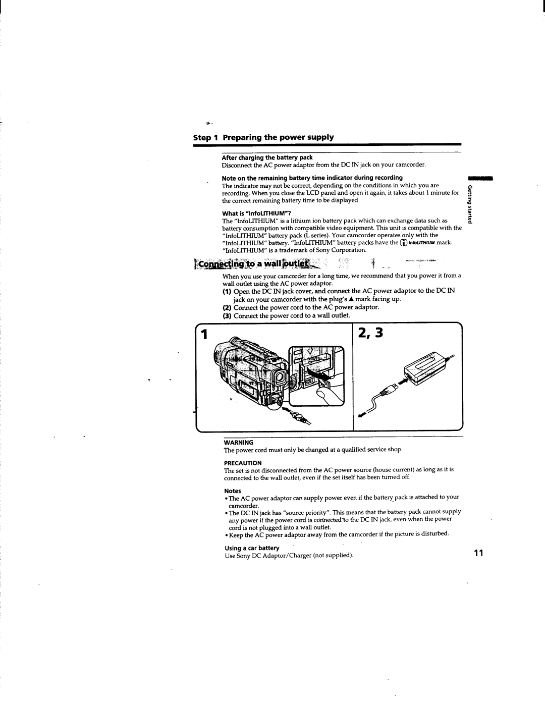 Sony CCD-TRV63/TRV66 manual 