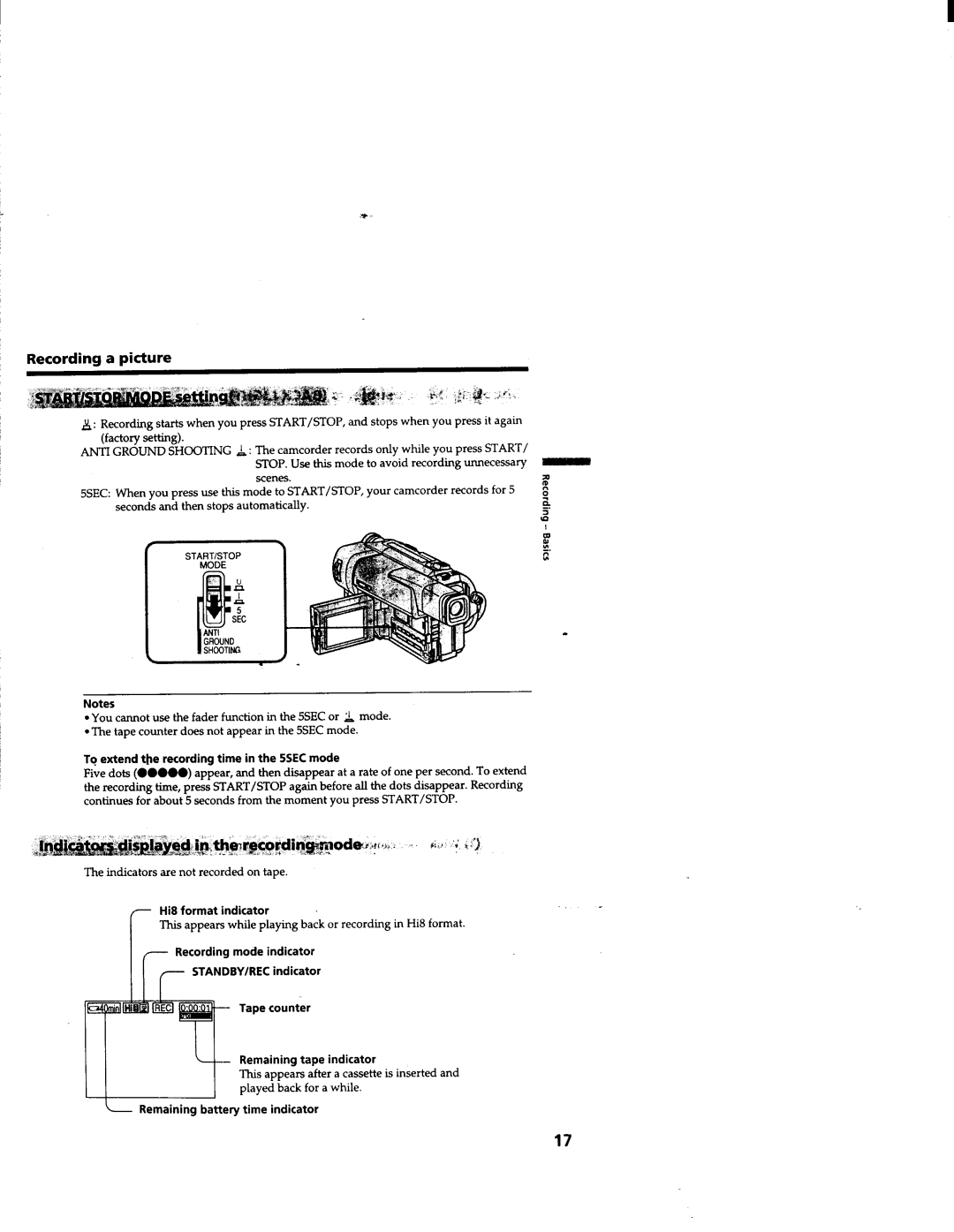 Sony CCD-TRV63/TRV66 manual 