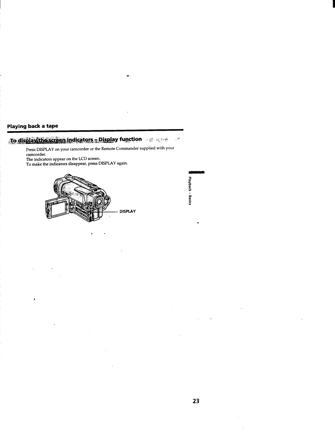 Sony CCD-TRV63/TRV66 manual 