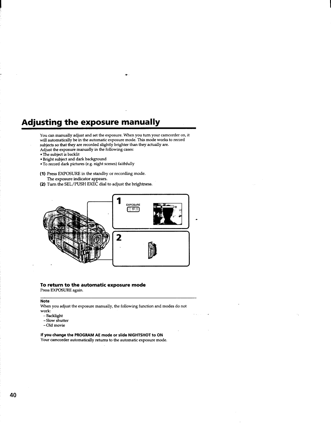 Sony CCD-TRV63/TRV66 manual 