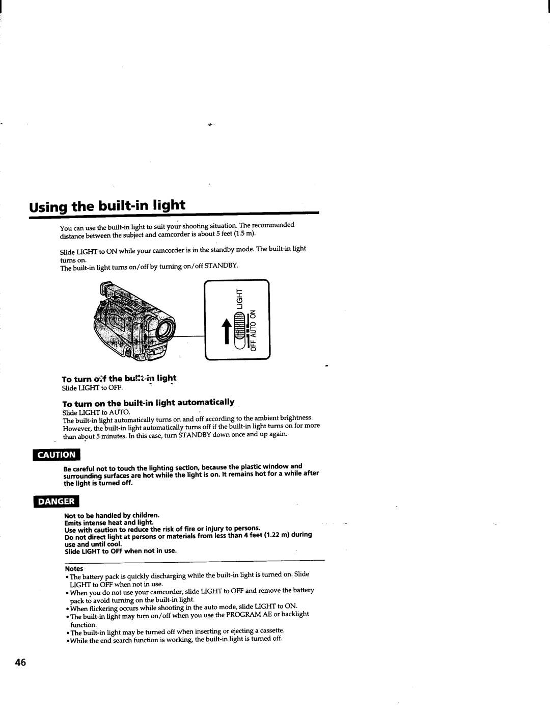 Sony CCD-TRV63/TRV66 manual 