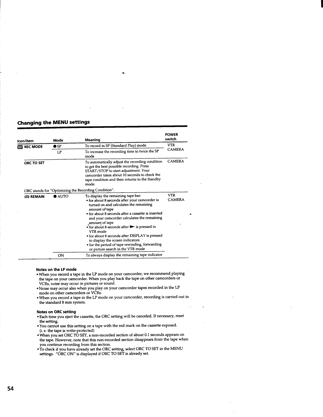 Sony CCD-TRV63/TRV66 manual 