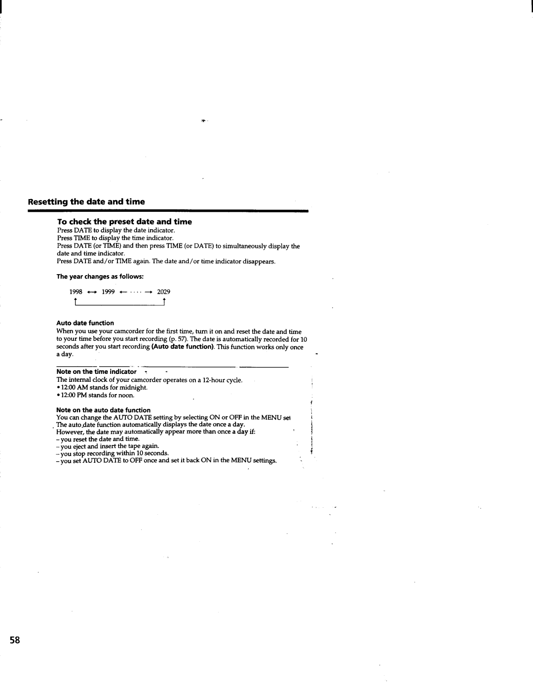 Sony CCD-TRV63/TRV66 manual 