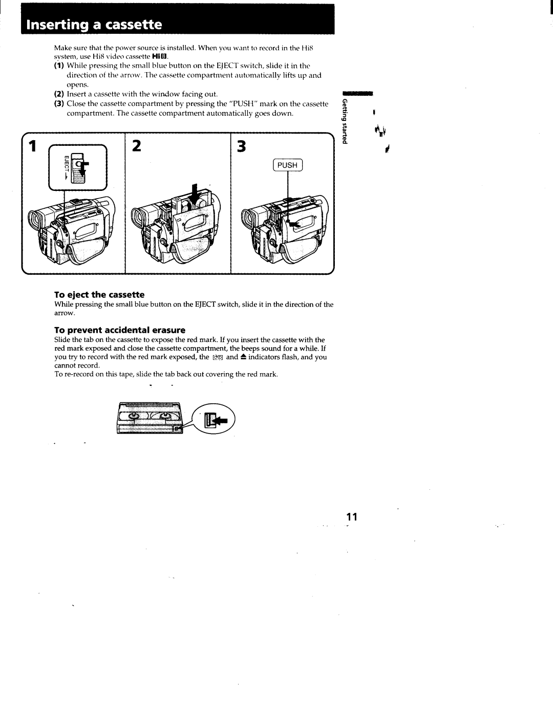 Sony CCD-TRV95, CCD-TRV99 manual 