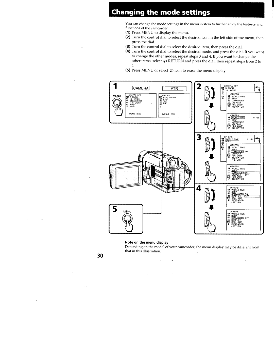 Sony CCD-TRV99, CCD-TRV95 manual 