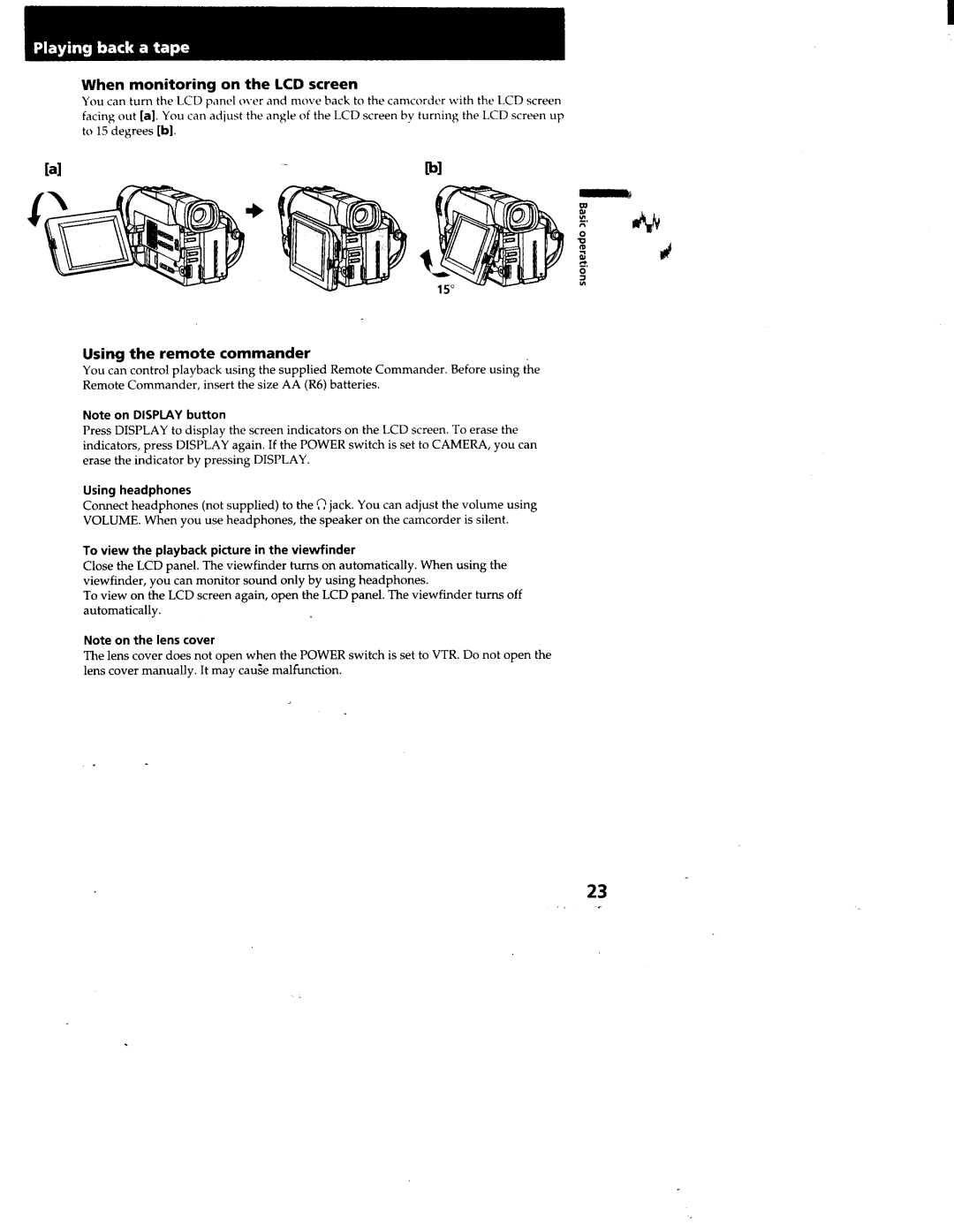 Sony CCD-TRV95, CCD-TRV99 manual 