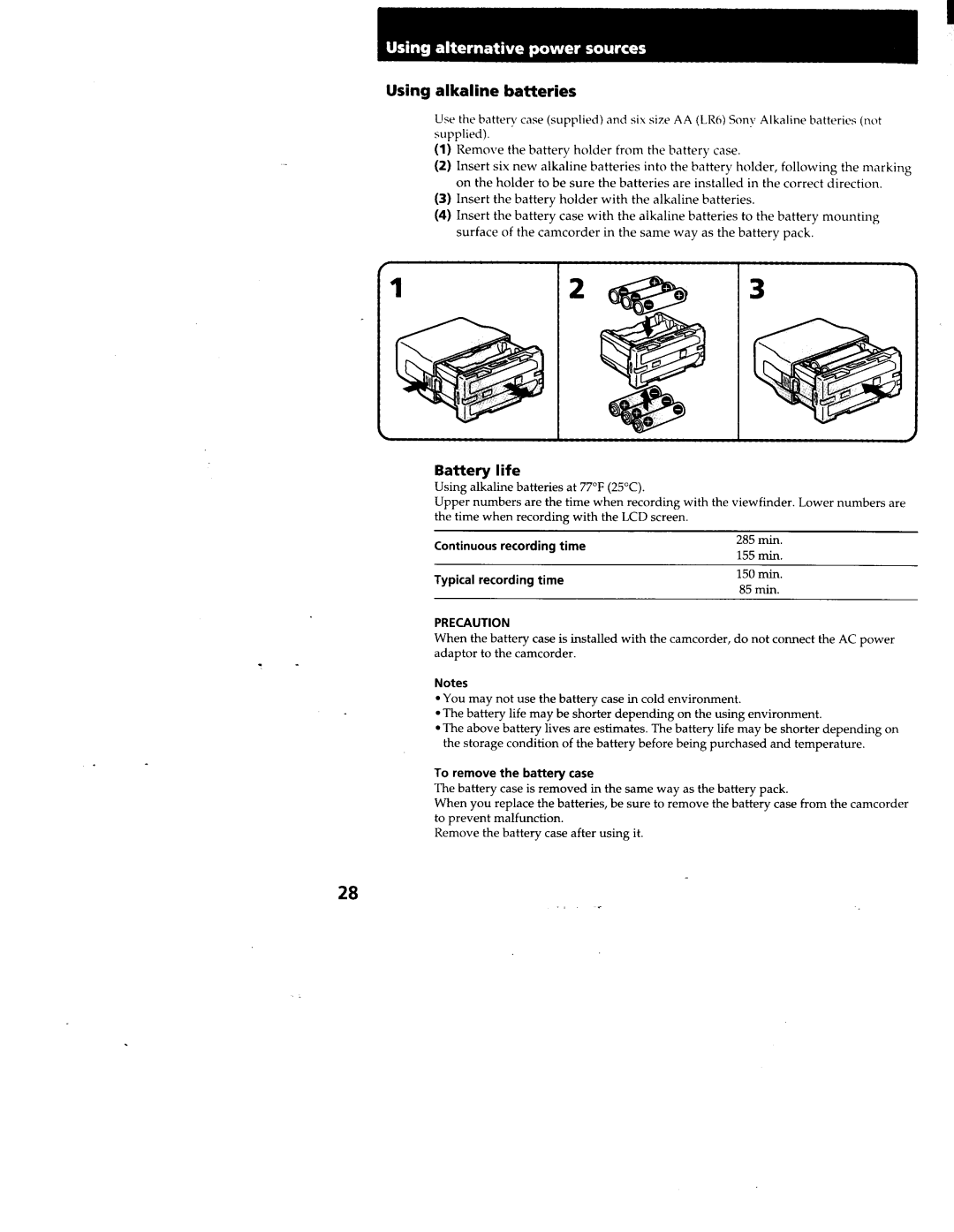 Sony CCD-TRV99, CCD-TRV95 manual 