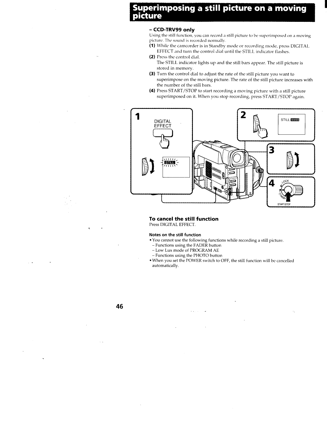 Sony CCD-TRV99, CCD-TRV95 manual 