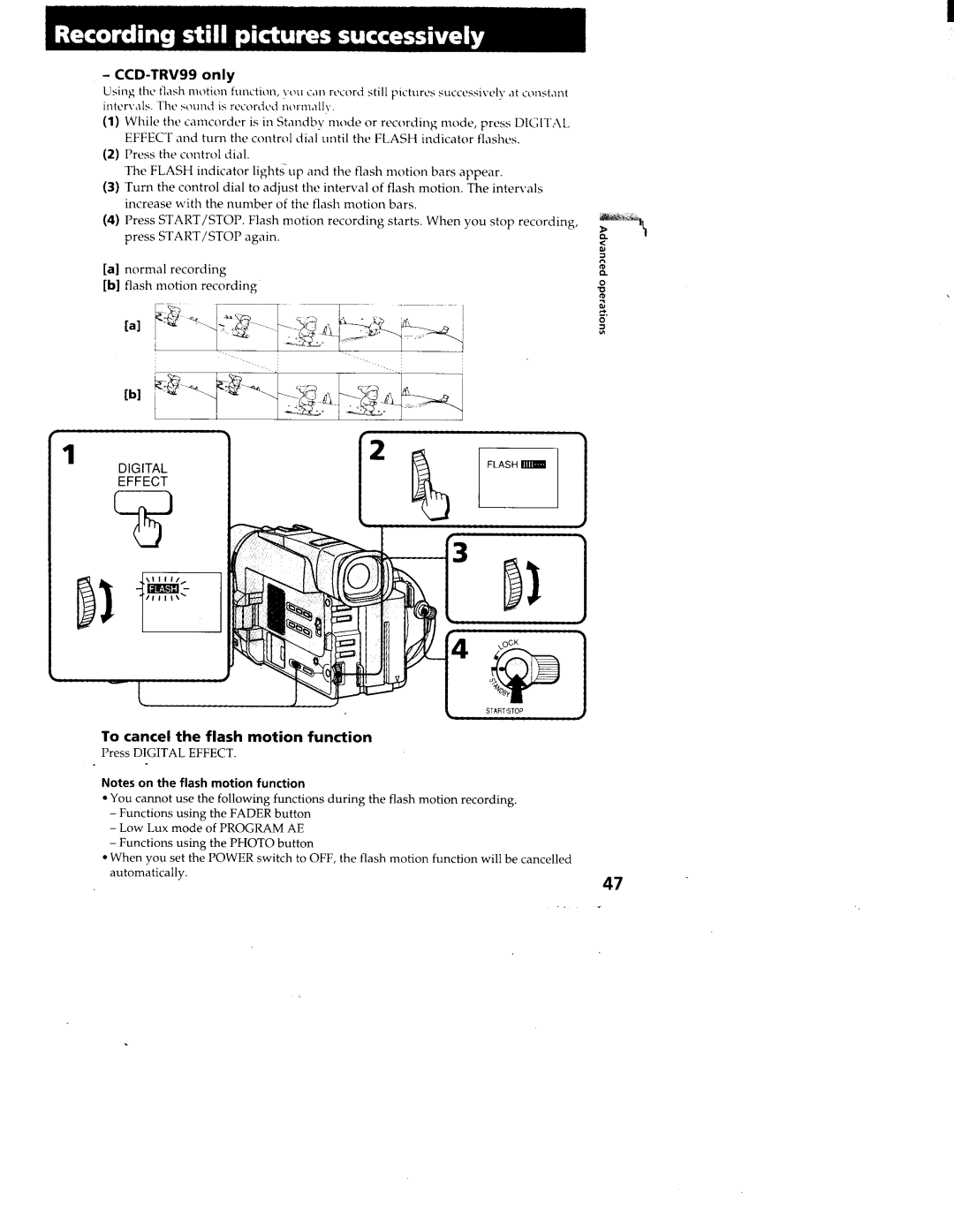 Sony CCD-TRV95, CCD-TRV99 manual 