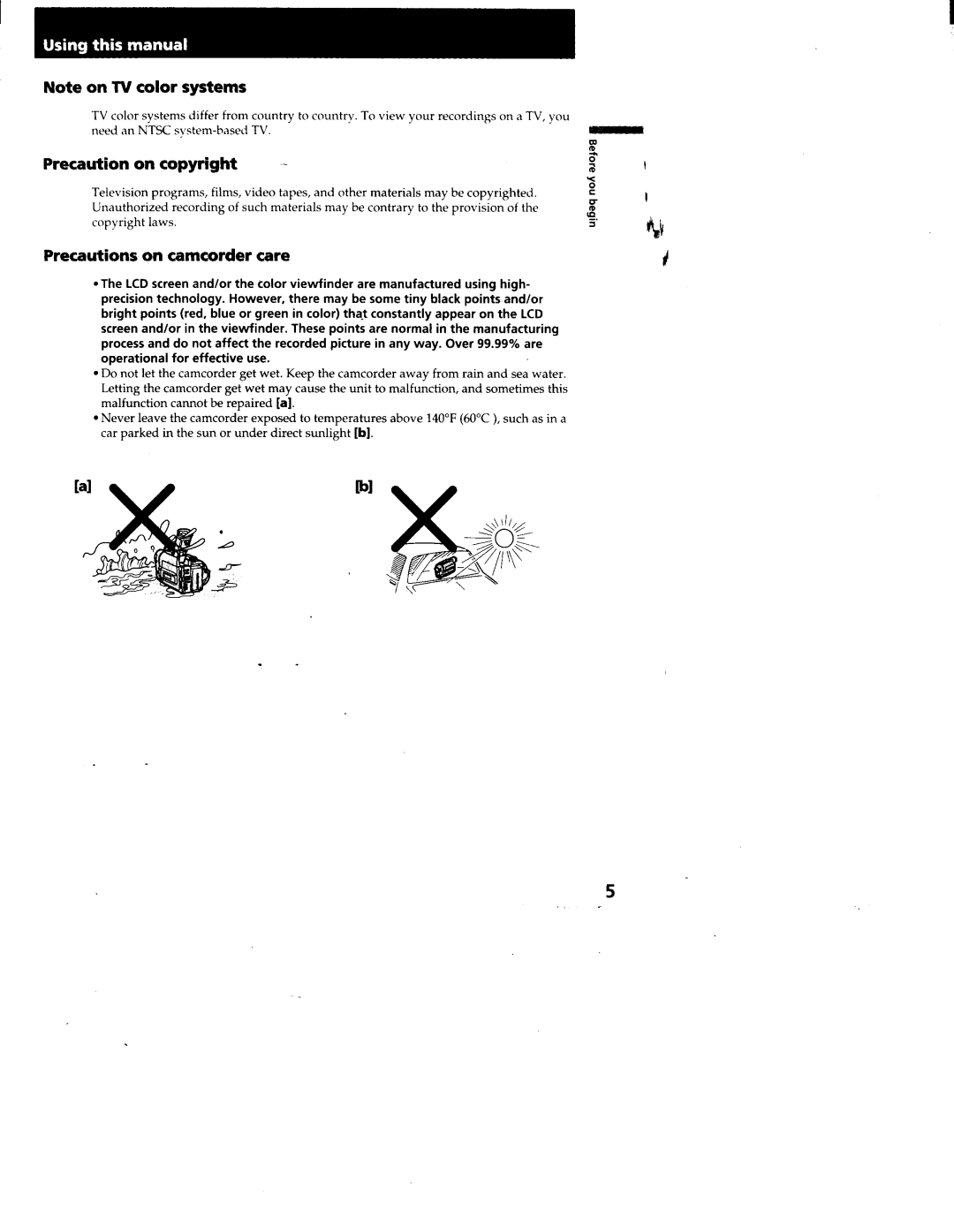 Sony CCD-TRV95, CCD-TRV99 manual 