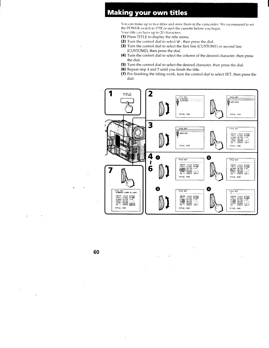 Sony CCD-TRV99, CCD-TRV95 manual 