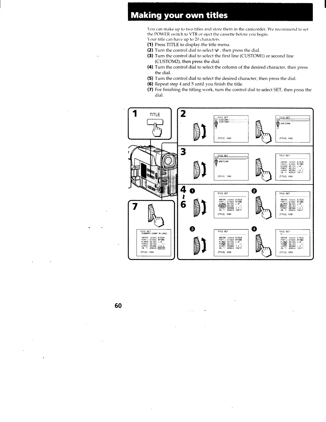 Sony CCD-TRV99, CCD-TRV95 manual 