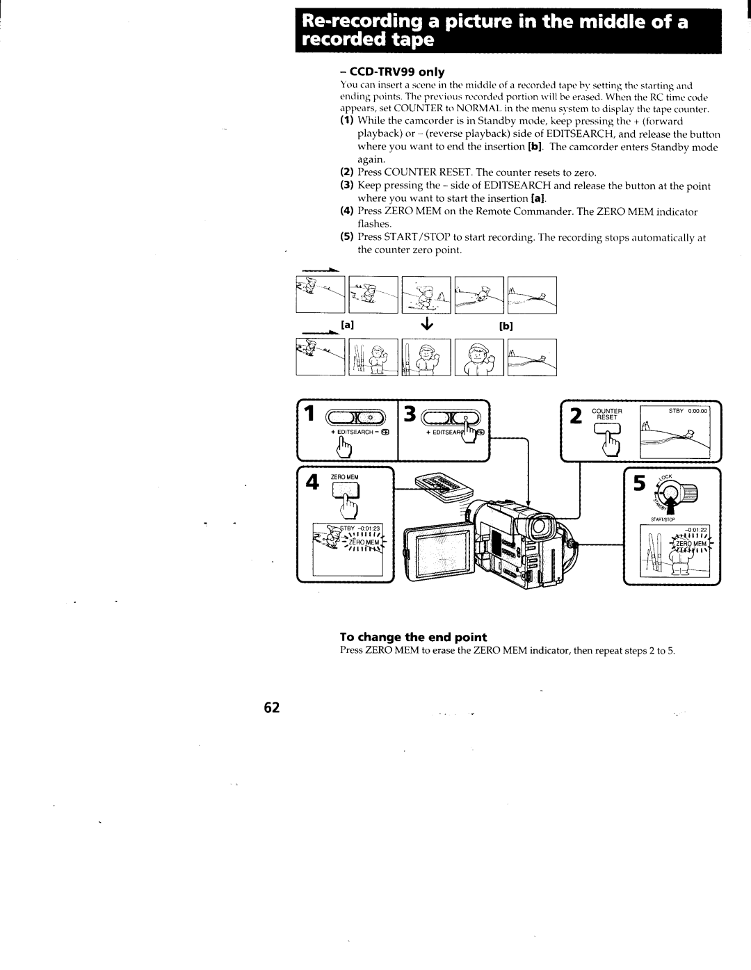 Sony CCD-TRV99, CCD-TRV95 manual 