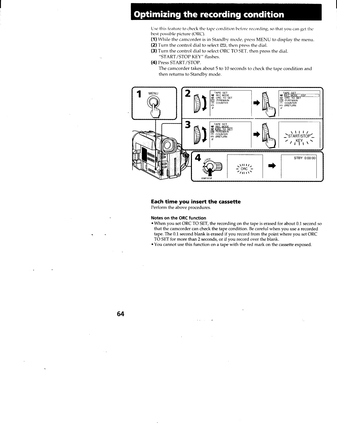 Sony CCD-TRV99, CCD-TRV95 manual 