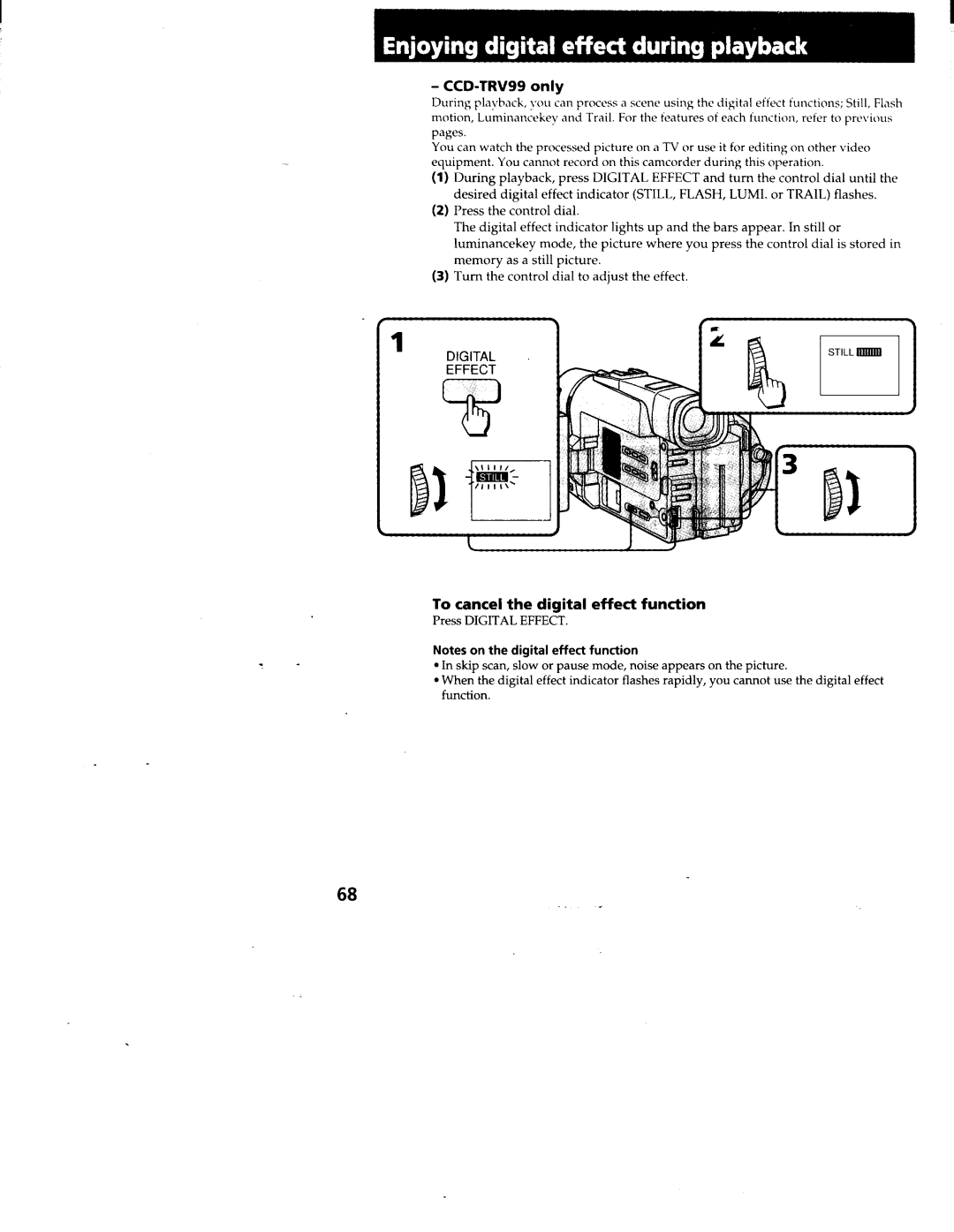 Sony CCD-TRV99, CCD-TRV95 manual 